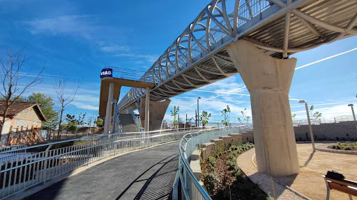 Pasarela peatonal entre Butarque y San Cristobal
