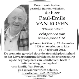 Paul-Emile Van Royen