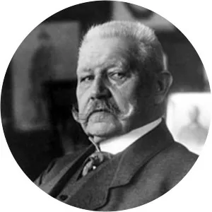 Paul von Hindenburg - Former President of Germany