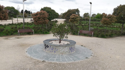 Paz Garden - City park in Madrid, Spain