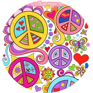 Peace and Love Coloring Book Thaneeya McArdle