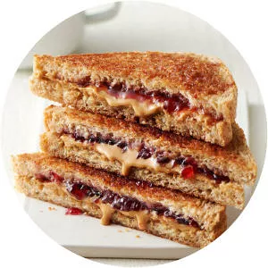 Peanut butter and jelly sandwich - 