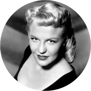 Peggy Lee - American singer