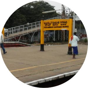 Perambur Carriage Works railway station