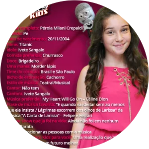 Pérola Crepaldi - Musical artist