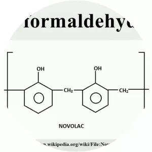 Phenol formaldehyde resin photograph