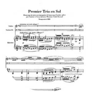 Piano Trio - Debussy