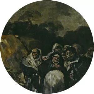 Pilgrimage to the Fountain of San Isidro - Painting by Francisco Goya