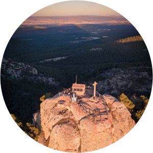 pinares de rodeno mirador peña la cruz, teruel