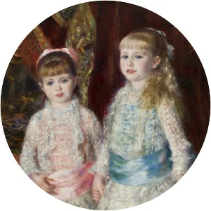 Pink and Blue - Painting by Pierre-Auguste Renoir