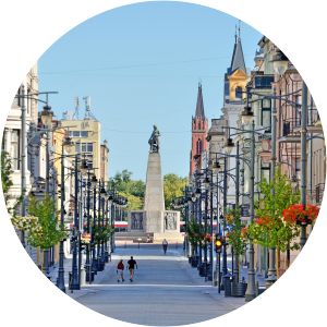 Piotrkowska Street photograph