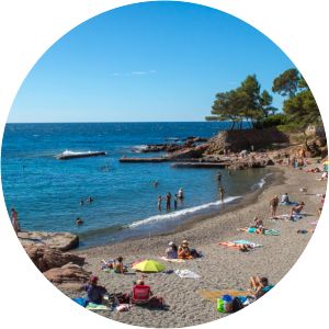 plage boulouris - Beach in Saint-Raphael, France