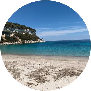 Plage de Canetto Bonifacio
