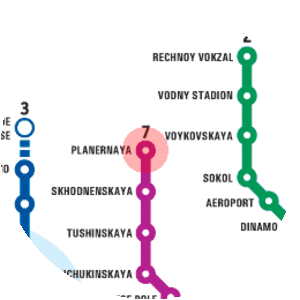 Planernaya - Metro station