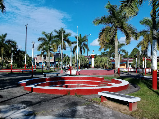 Plaza Modelo - City park in Iquitos, Peru