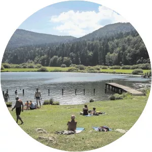 Podpeško jezero - Lake in Slovenia