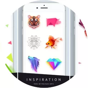 Poly Artbook - puzzle game - Video game