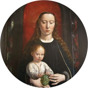 Polyptych of Cervara: center panel Madonna and Child Enthroned