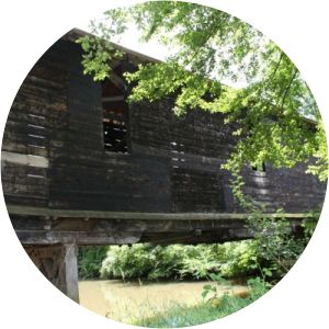 Pont couvert en bois du Pont-Chrétien-Chabenet - 