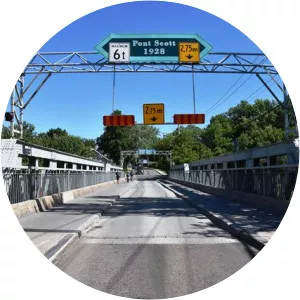 Pont Scott - Bridge in Quebec City, Canada