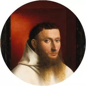 Portrait of a Carthusian - Painting by Petrus Christus