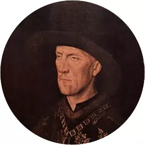 Portrait of Baudouin de Lannoy - Painting by Jan van Eyck