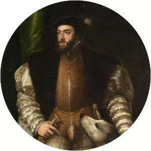 Portrait of Charles V with a Dog