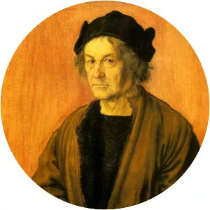 Portrait of Dürer's Father at 70 - Painting by Albrecht Dürer