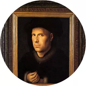 Portrait of Jan de Leeuw - Painting by Jan van Eyck