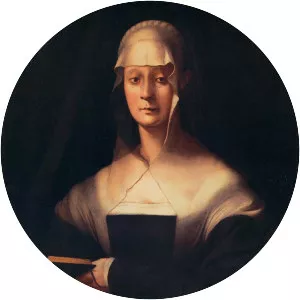 Portrait of Maria Salviati - Painting by Pontormo