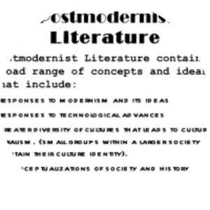 Postmodern literature