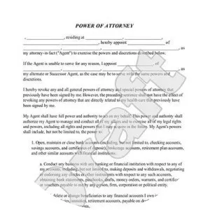 Power of attorney