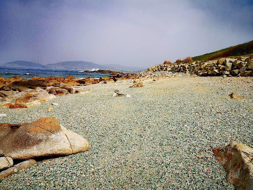 Praia dos cristais de Silleiro - Public beach in Spain