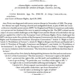 Pretty v United Kingdom