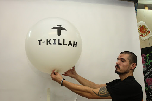 Printolog - printing on balloons and textiles - Screen printer in Moscow, Russia