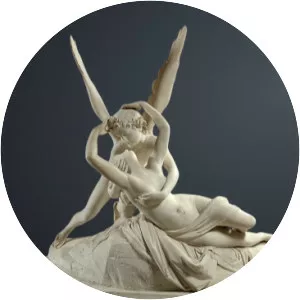 Psyche Revived by Cupid's Kiss - Sculpture by Antonio Canova