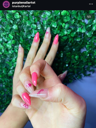 Purple nail art kartal - Beauty salon in Istanbul