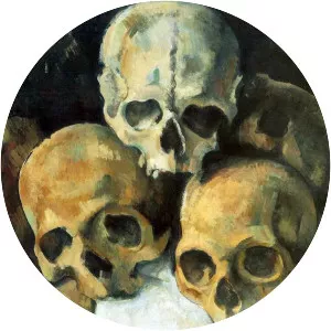 Pyramid of Skulls - Painting by Paul Cézanne