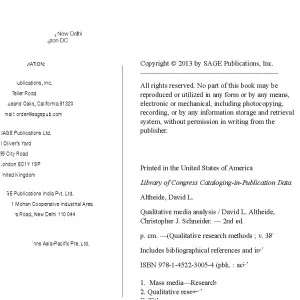 Qualitative media analysis