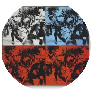 Race Riot - Silkscreen ink by Andy Warhol