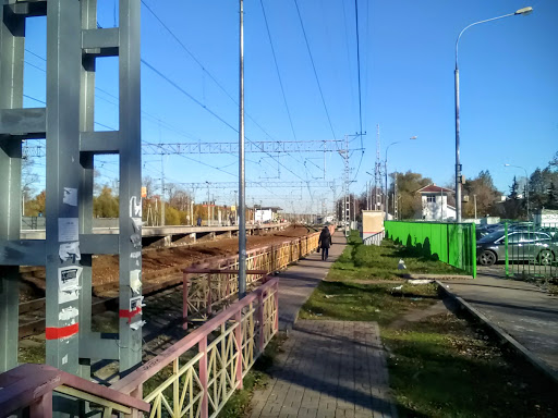 Railway Vnukovo - Inclined railway station in Russia