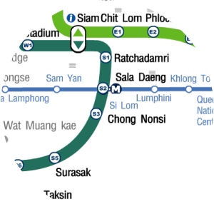 Ratchadamri BTS station - 