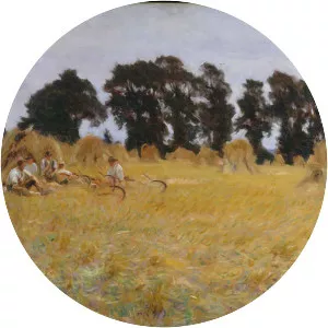 Reapers Resting in a Wheat Field