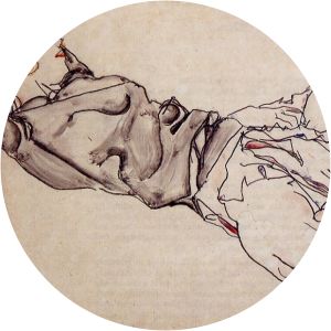 Reclining Woman with Blonde Hair - Artwork