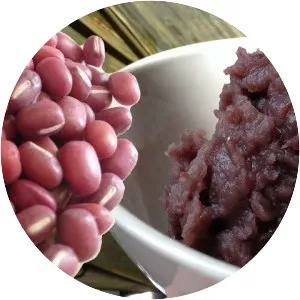Red bean paste photograph