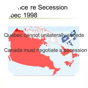 Reference Re Secession of Quebec - Legal case