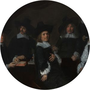 Regentesses of the Old Men's Almshouse - Painting by Frans Hals