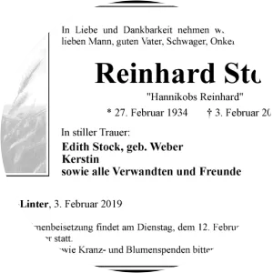 Reinhard Stock