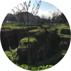 remains of the church of st.polyeuctus saraçhane arkeoloji parkı