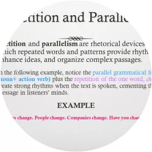 Repetition - Rhetorical device